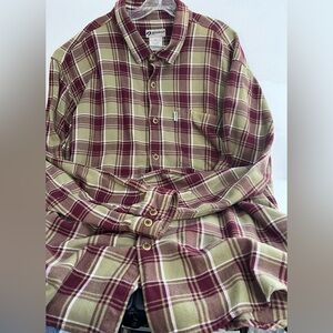 Sportif USA Men’s Flannel Plaid Men's Shirt